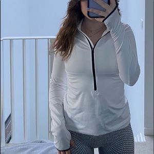 Nike women’s dri-fit half zip pullover.